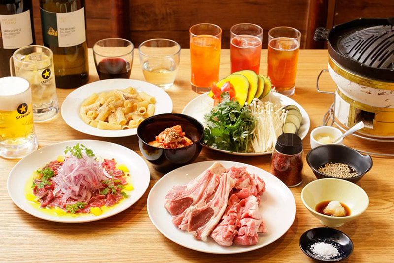コースメニュー「超希少肉あり！３カ国食べ比べコース」