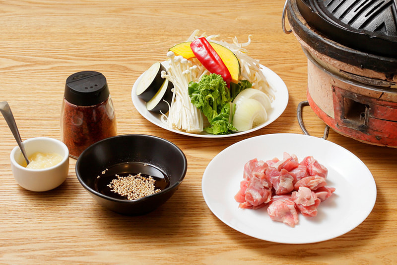 アラカルトメニュー「ジンギスカンセット」