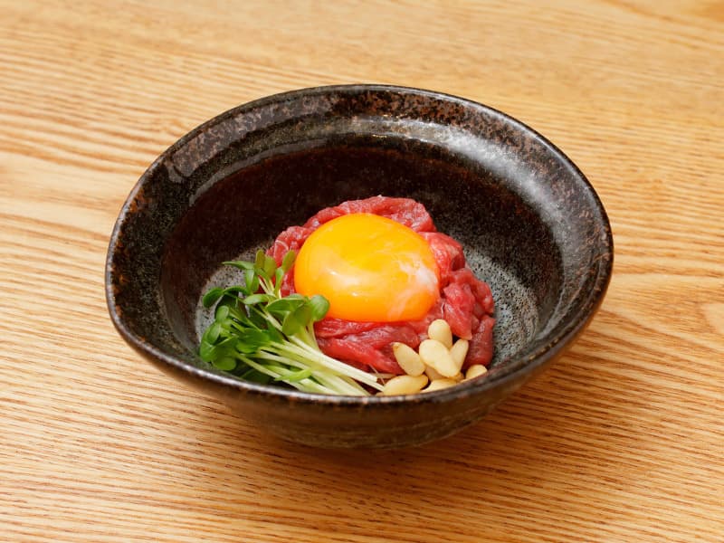 発酵キムチ ラムのカルパッチョ〜オレンジ風味〜